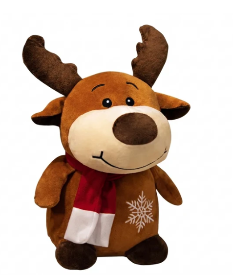 Reindeer Plush Dog Toy