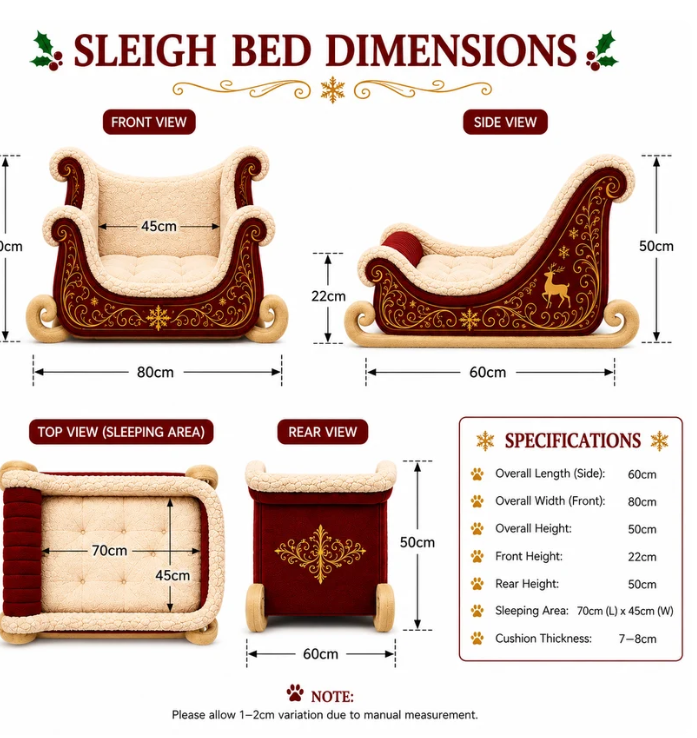 Holiday Hound Christmas Pet Beds